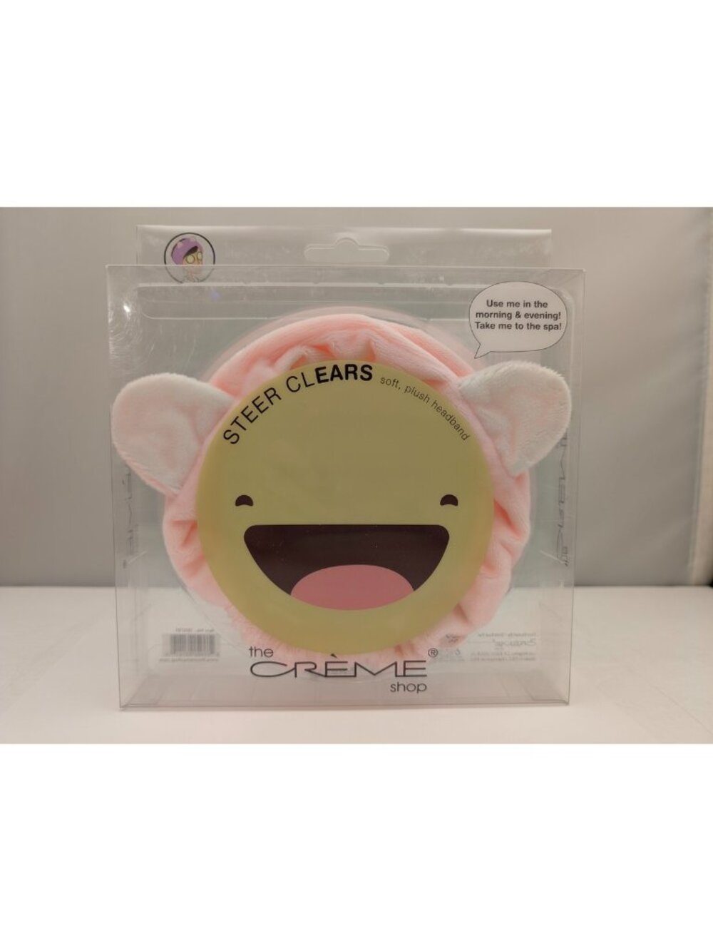 STEER CLEARS | A Soft Plush Headband by The Creme Shop | Pink | Item SEH701 NEW